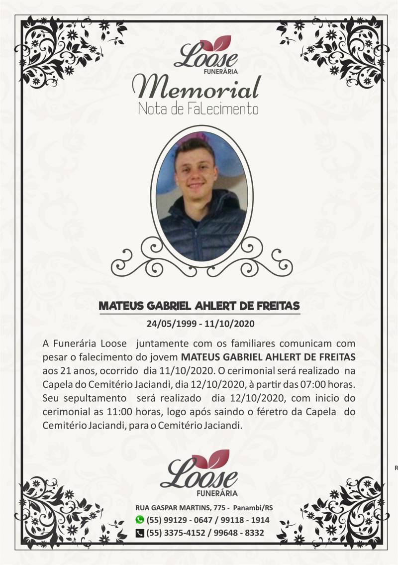 Funerária Loose comunica falecimento