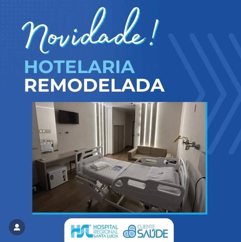Conheça a hotelaria do Hospital Regional Santa Lucia