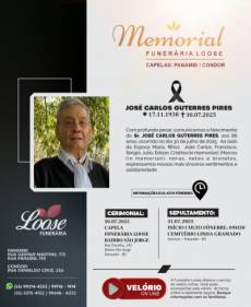 Funerária Loose comunica falecimento em Panambi