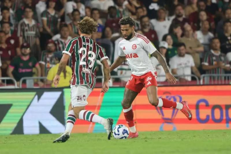 Inter empata em 1 a 1 com o Fluminense e está fora da Copa do Brasil