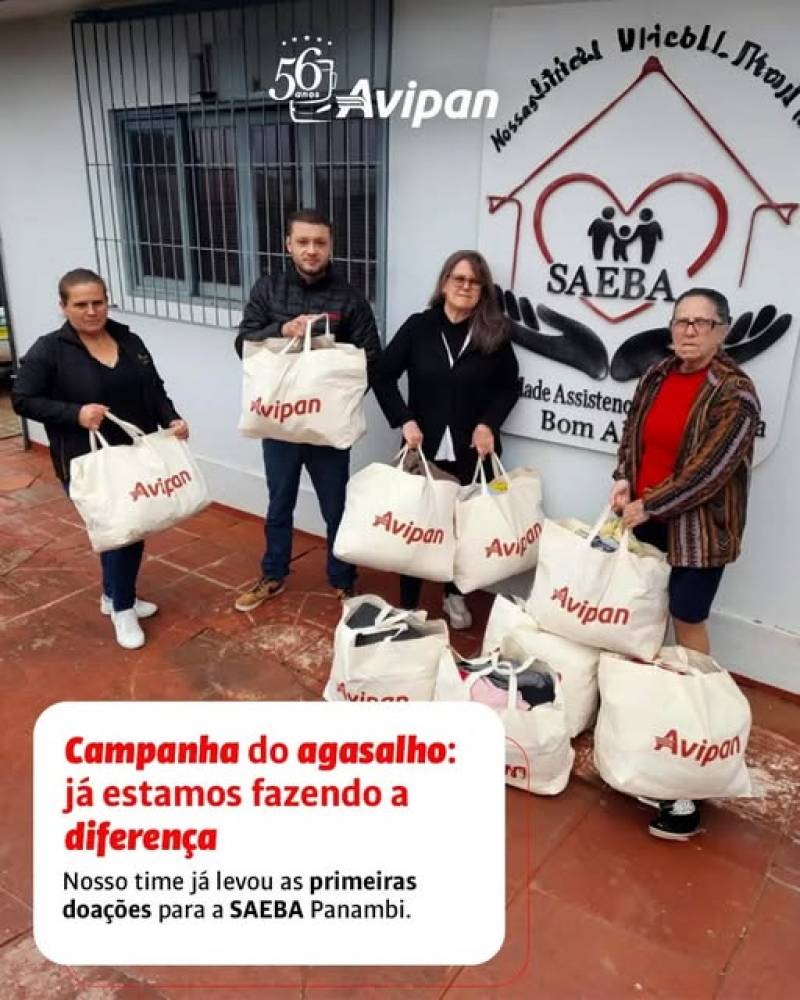 Campanha do AGASALHO: já estamos FAZENDO a DIFERENÇA 