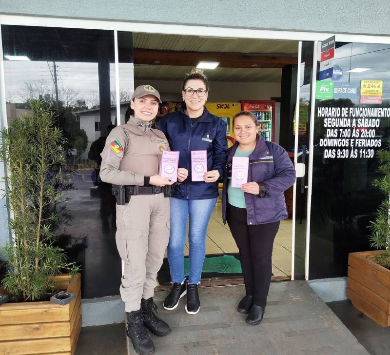 Brigada Militar realiza ações pelo Agosto Lilás e os 19 anos da Lei Maria da Penha